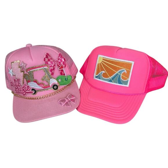 Pink Trucker Hat Bundle (2) - Picture 1 of 8